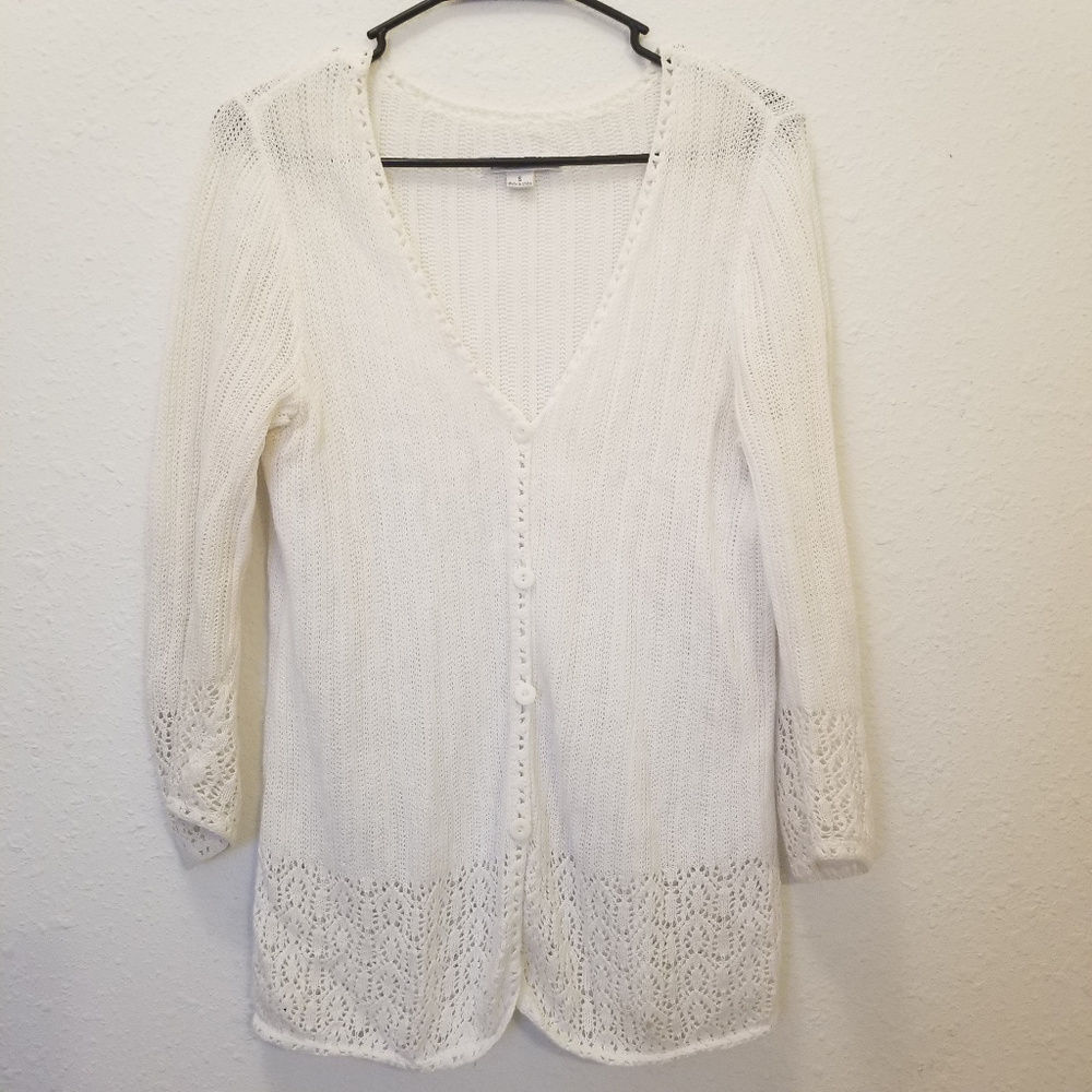 Pendleton Crochet Knit Cardigan